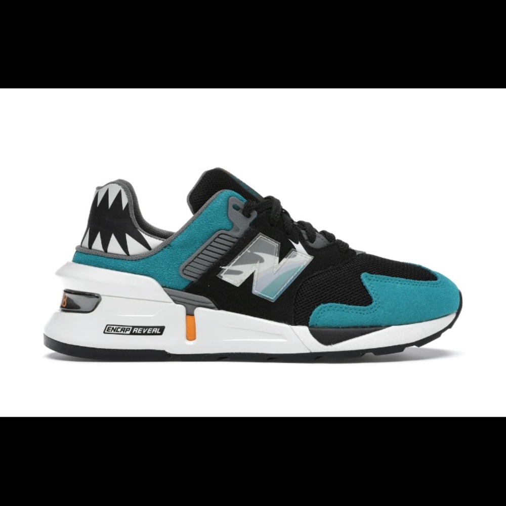 New balance 997S Great white ( teal toe)